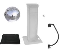EUROLITE Set boule miroir 50cm avec Stage Stand variable + Cover noir