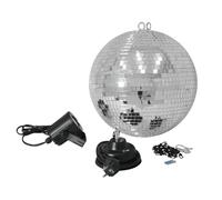 EUROLITE Set de boules miroir 30cm avec spot LED