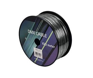 Eurolite Set DMX cavo 2x0.22 100m SW 10 connettori