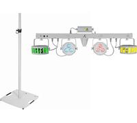 EUROLITE Set LED KLS Laser Bar FX Set d'éclairage blanc + BPS-3 Pied haut pour box blanc (20000966)