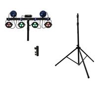 EUROLITE Set LED KLS Laser Bar Next FX-Lichtset + M-4 Boxenhochständer (20000815)