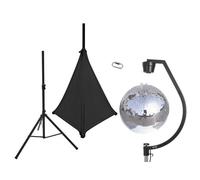 EUROLITE Set Mirror ball 50cm with stand and tripod cover black
