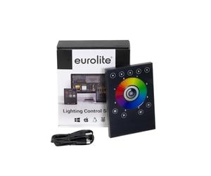 EUROLITE TOUCH-512 Lecteur autonome | Contrôleur DMX encastrable avec pavé tactile multifonction et logiciel, 512 canaux