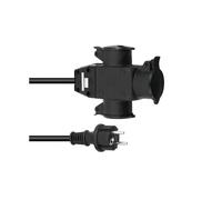 EUROLITE Verlängerung 3x1,5 5m 3-fach (30247016)