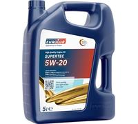 EUROLUB Huile moteur SUPERTEC 5W-20 Huile ACEA C5 API SN 5 L