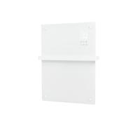 Eurom Alutherm Convecteur - 67.1x43.8cm - IP24 - 800 watts - Wi-Fi - mural - vertical - métal/verre - blanc 361230