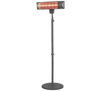 Eurom Chauffage de terrasse Q-time Golden 1800S 1800 W gris foncé 334166