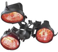 Eurom Patio Chauffage "Parasol Heater 1500" Noir 1500 W 333329
