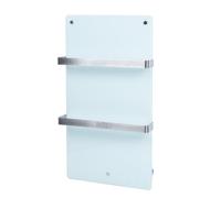Eurom Sani 400 Comfort Panneau infrarouge salle de bains 83.5x48.1cm Wifi 400watt Verre Blanc 350067