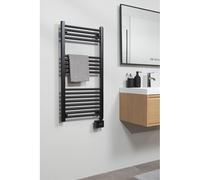 Eurom Sani-Towel radiateur sèche-serviettes électrique - 110x50cm - 800watt - WiFi - noir mat 352665