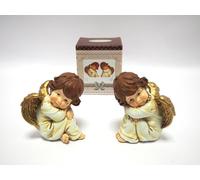 Euromarchi Ange CRÈME C/Ailes Or 11 cm 08809