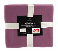 Euromat Plaid Polaire Uni - Jeté de Canapé ou Couverture de Lit - Doux et Léger (Violet, 150x200 cm)