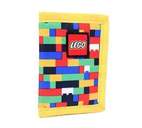 Euromic Portefeuille Triangulaire Lego Kids - Taille Unique 8x11,5 cm, 30g - Jaune - Motif de Briques Lego