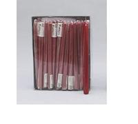 Euronatale Bougie lisse rouge 25 cm AC-17020, comme photo, unique