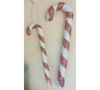 Euronatale L.ESP. Bâton à Paillettes Rouge 17 cm, comme Photo, Unique