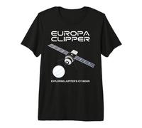 Europa Clipper Space Exploration Jupiter Lune Couverte de Glace T-Shirt Haut de Gamme