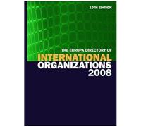 Europa Directory Of International Organizations 2008