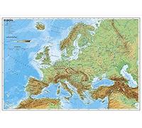 Europa, Physisch 1 : 7 500 000. Wandkarte Kleinformat Ohne Metallstäbe