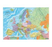 Europa Politisch, Poster 1:6 000 000 Plano In Rolle