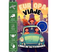 Europa Viaje Libro de Actividades: vacaciones actividad libro para niños de 8 a 12 años y adolescentes. ¡Actividades para niños que viajan como ... crucigramas, sopas de letras, diarios y más!