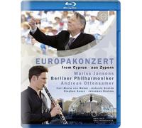 EUROPAKONZERT 2017 (A.OTTENSAMER,BP,M.JANSONS; VON WEBER,DVORAK) BLU-RAY NEUF