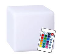 Europalamp Cube décoratif LED multicolore 50cm - Sans Fil - Design Élégant (50cm, Cube) [Classe énergétique F]