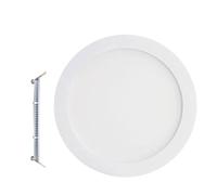 Europalamp - Spot Encastrable LED 18W Rond Extra-Plat Blanc (4000K - Blanc neutre, 10)