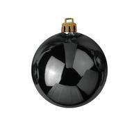 EUROPALMS Boule de décoration 10cm, noir 4x