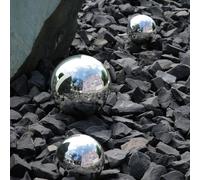 EUROPALMS Boule décorative 20cm, argentée