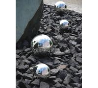 EUROPALMS Boule décorative 30cm, argentée