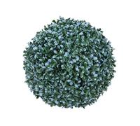 EUROPALMS Boule d'herbe, artificielle, bleue, 22cm