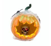 EUROPALMS Citrouille d'Halloween dans une toile d'araignée, 25cm