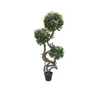 EUROPALMS Ficus Multi tige en spirale, plante artificielle, 160cm