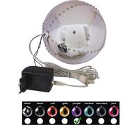 EUROPALMS LED Boule de neige 15cm, violet