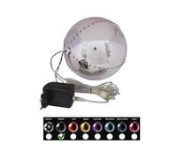 EUROPALMS LED Snowball 15cm, noir