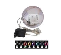 EUROPALMS LED Snowball 15cm, rouge