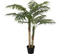 EUROPALMS Palmier Areca, 2 troncs, plante artificielle, 120cm