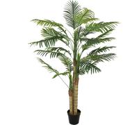 EUROPALMS Palmier Areca, 3 troncs, plante artificielle, 150cm