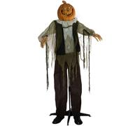 EUROPALMS Personnage d'Halloween homme citrouille, animé, 170cm