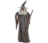 EUROPALMS Personnage d'Halloween Sorcier, animé 190cm