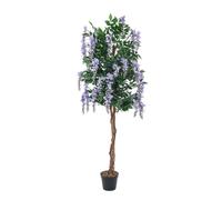 EUROPALMS Pluie d'or, plante artificielle, violet, 150cm