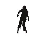 EUROPALMS Silhouette métal homme zombie, 135cm