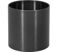 EUROPALMS STEELECHT-30 Nova, cache-pot en acier inoxydable, anthracite, Ø30cm
