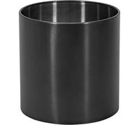 EUROPALMS STEELECHT-35 Nova, cache-pot en acier inoxydable, anthracite, Ø35cm