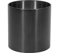 EUROPALMS STEELECHT-40 Nova, cache-pot en acier inoxydable, anthracite, Ø40cm
