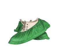 EUROPAPA 100x Surchaussures jetables, imperméables, antidérapantes, en CPE 3 g, sans latex et élastiques pour hôpitaux, ménages, industrie, commerce, hôtels (Vert)