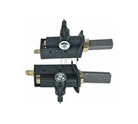 Europart 10028657 2x Kohlebürste Motorkohle Kohlestift 12,3x5x35mm 6,3AMP mit Halter Waschmaschine passend wie Blomberg Bosch Siemens 00600889 Gorenje 182364 Indesit C00196541 Whirlpool 481281718792
