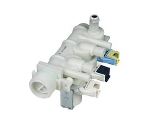Europart 10030174 Vanne d'arrivée magnétique avec protection anti-débordement 3 voies pour sèche-linge Indesit C00110331 et Bauknecht 482000022812