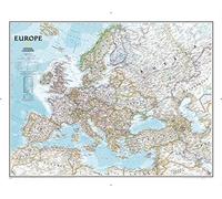 Europe Classic, Laminated: Wall Maps Continents