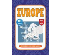 Europe Crossword Puzzle: Europe crossword puzzle with easy-to-read print about European countries, capitals, landmarks, and culture | 6x9 inches, 120 ... for travelers, puzzle lovers and students
